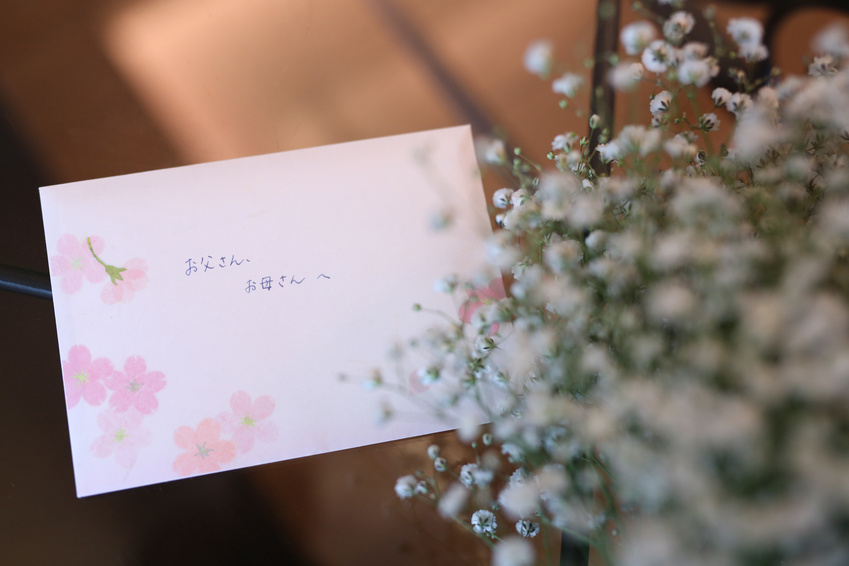 少人数結婚式で読み上げられる手紙