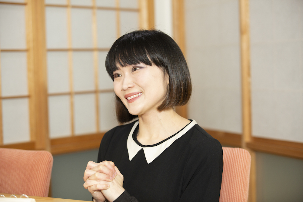 星野未来さん インタビュー風景