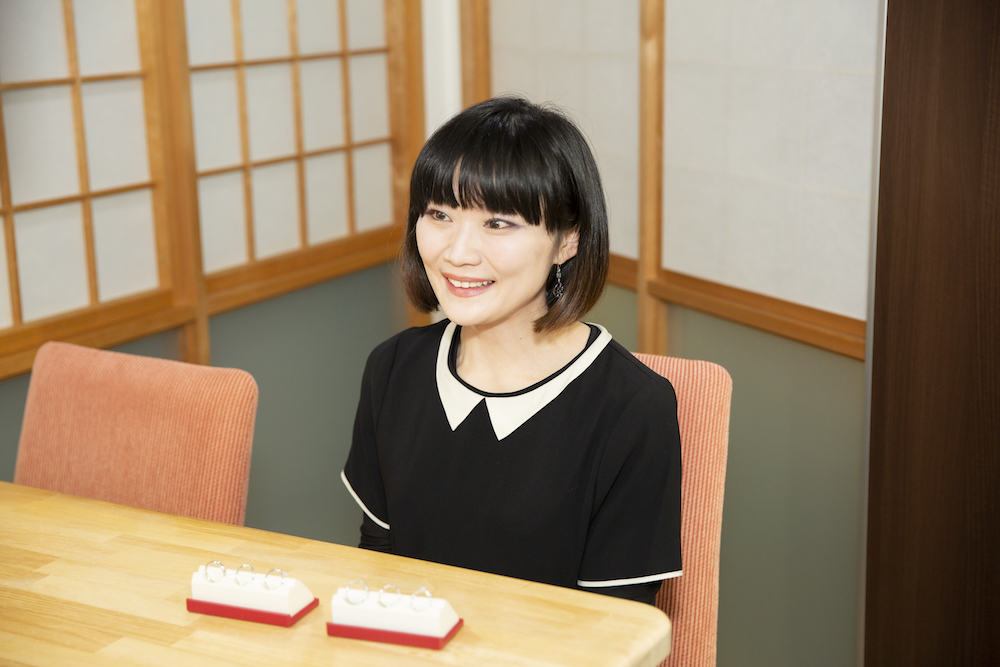 星野未来さん インタビュー風景