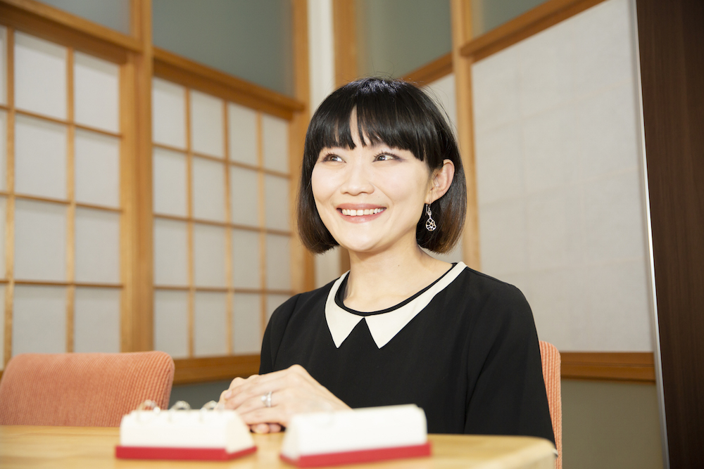 星野未来さん インタビュー風景