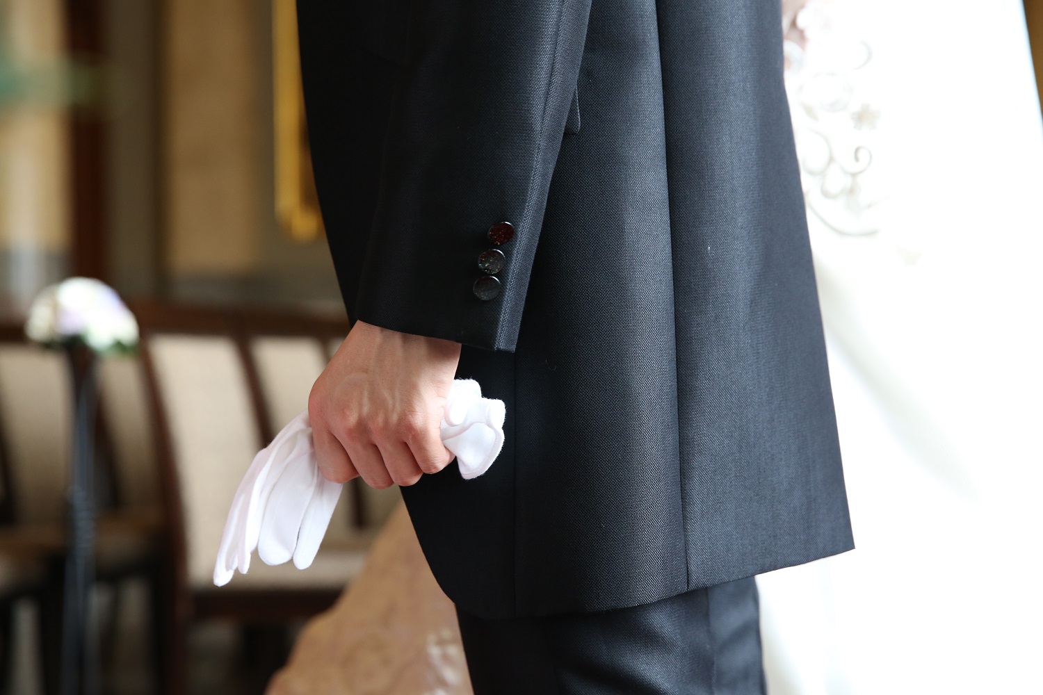 新郎の手袋